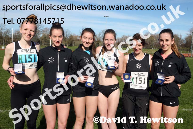 Womens Northern 6 Stage Road Relay, Stanley Park, Blackpool. Photo: David T. Hewitson/Sports for All Pics
